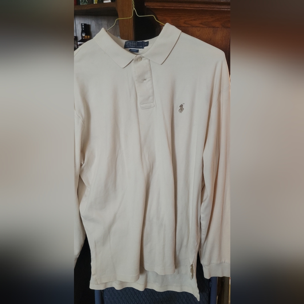 Polo by Ralph Lauren Men's Off-White Polo Shirt